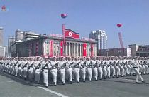 Militärparade in Pjöngjang