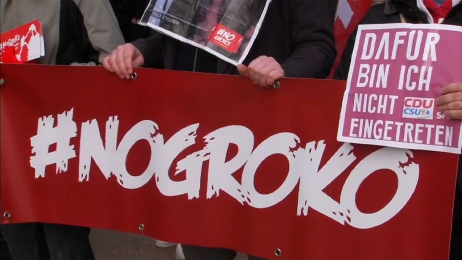 Opposition against the coalition gained momentum in January 