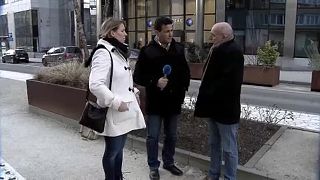 Due parenti di vittime degli attentati di Bruxelles con il nostro reporter