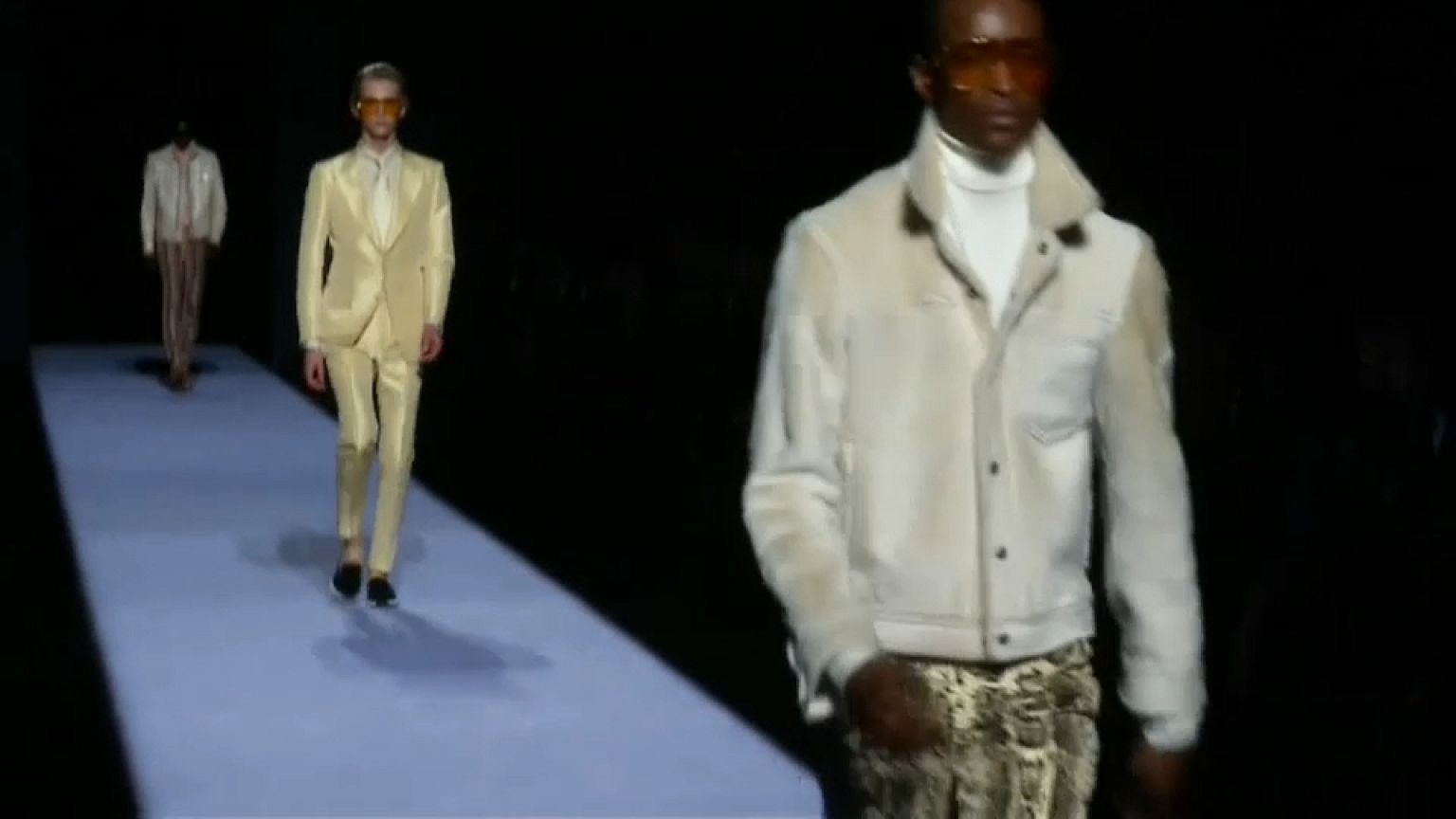Tom Ford presenta su primera colección masculina en Nueva York