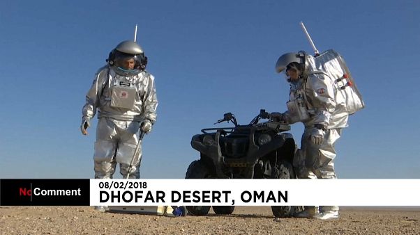Un desierto de Omán, como Marte Un desierto de Omán, como Marte