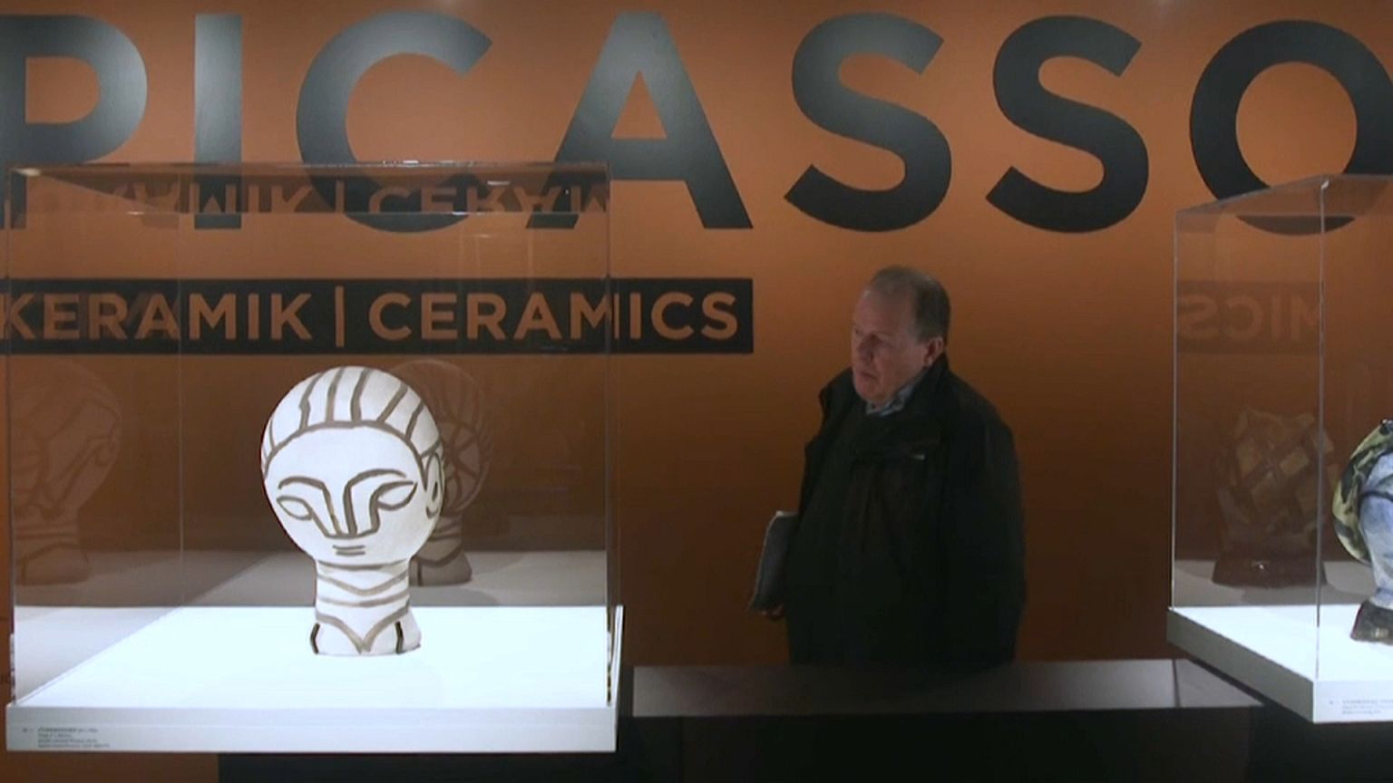 Picasso-Keramik im Louisiana-Museum in Kopenhagen