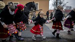A kicsik kezdték a busójárást