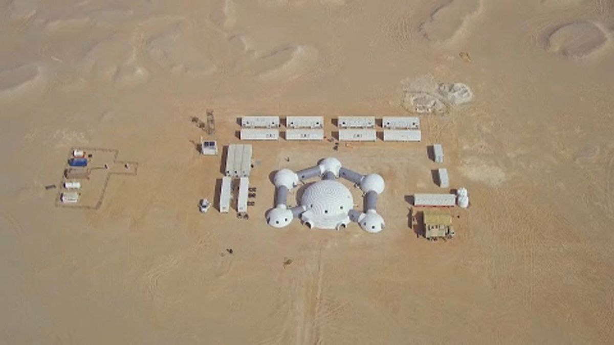 Mars-szimuláció az ománi sivatagban
