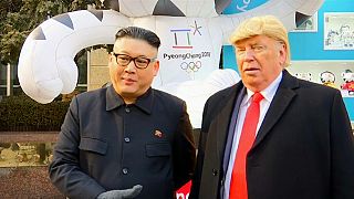 دوستی ترامپ و کیم جونگ اون در خیابان‌های سئول 