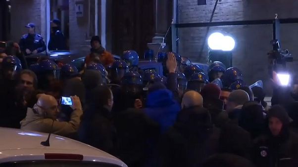 Protesta neonazi en Italia Protesta neonazi en Italia