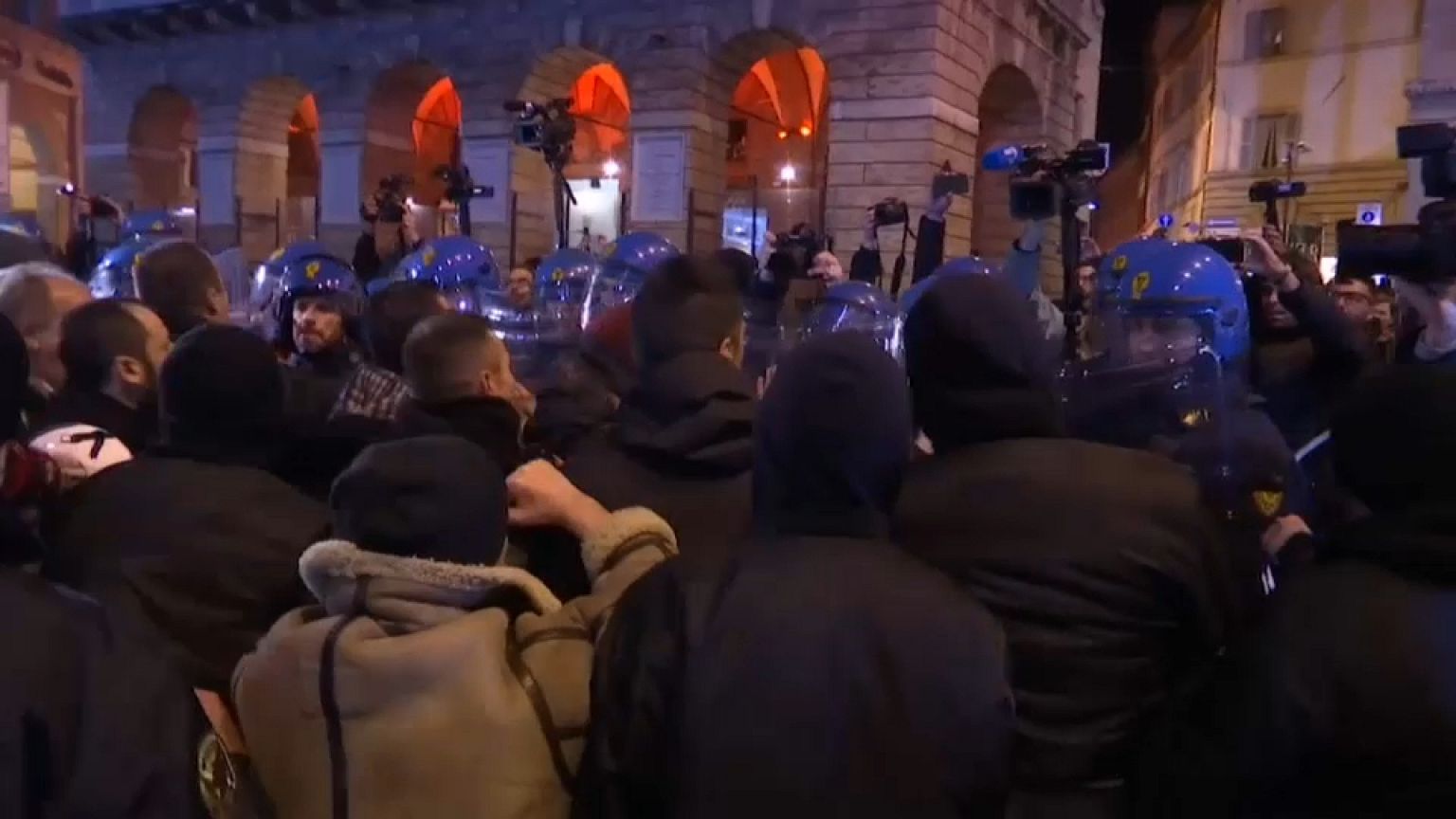 Manifestazione di Forza Nuova a Macerata