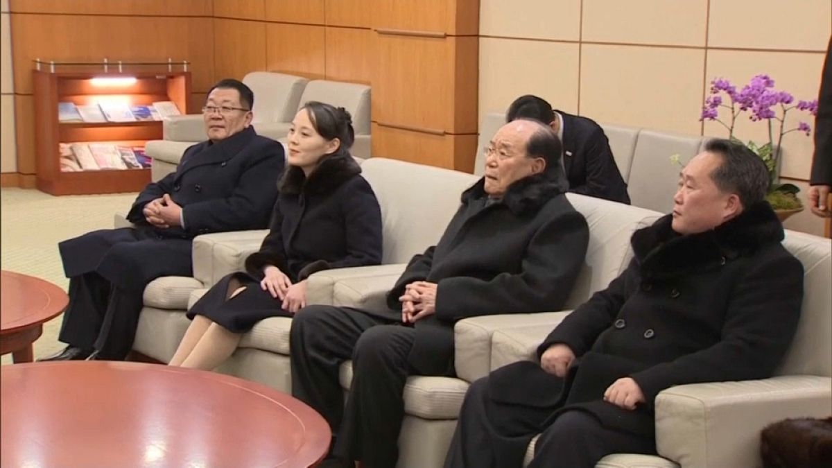 Winter Olympics: Kim Jong Un's sister meets South Korean President following opening ceremony