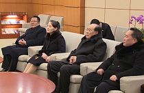 Winter Olympics: Kim Jong Un's sister meets South Korean President following opening ceremony