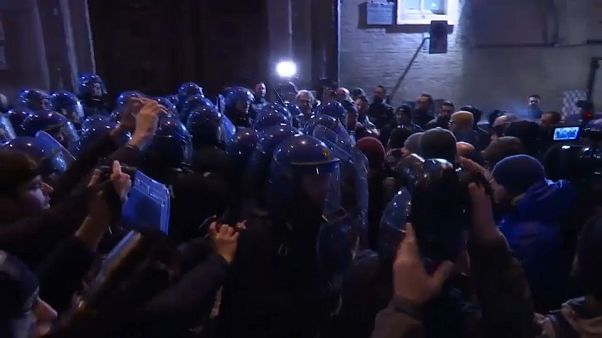 Manifestação neofascista em Itália Manifestação neofascista em Itália