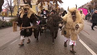 Busojaras: Mohaç'ta Türkleri 'korkutan' köylülerin festivali