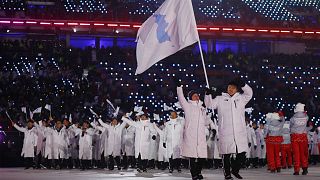 Opening ceremony at Pyeongchang Olympic Stadium, Pyeongchang, South Korea