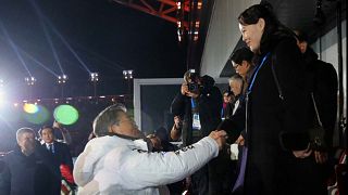Güney Kore'deki olimpiyatlara damga vuran fotoğraf