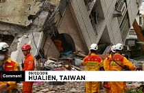 Continúa la búsqueda de supervivientes en Taiwán