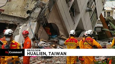 Continúa la búsqueda de supervivientes en Taiwán