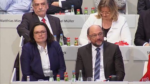 Germania: Andrea Nahles e Schulz Germania: Andrea Nahles e Schulz