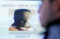 Jose Maria Guizar, Zetas drug cartel member shown at news conference Mexico