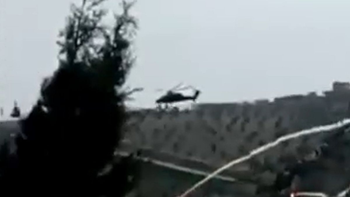 Helicóptero turco derrubado na Síria