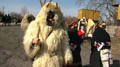 Horns and sheepskin: Hungary marks end of winter with Busós festivities