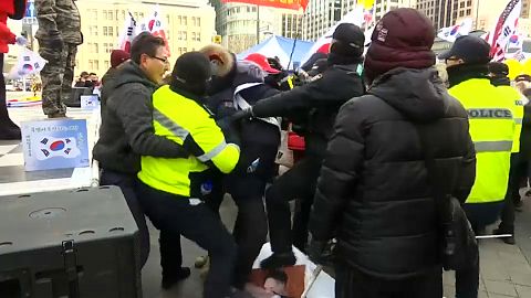 Южнокорейские активисты против сближения с КНДР