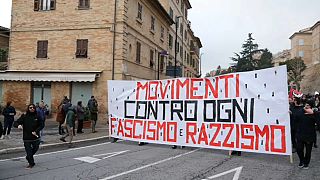 Contra el fascismo y el racismo en Macerata
