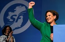 Newly elected Sinn Fein President Mary Lou McDonald