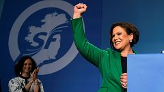 Newly elected Sinn Fein President Mary Lou McDonald