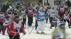 Más de un millón de esquiadores rusos apoyan a los deportistas vetados en Pyeongchang