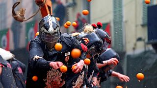 A Ivrée, un Carnaval sous les oranges
