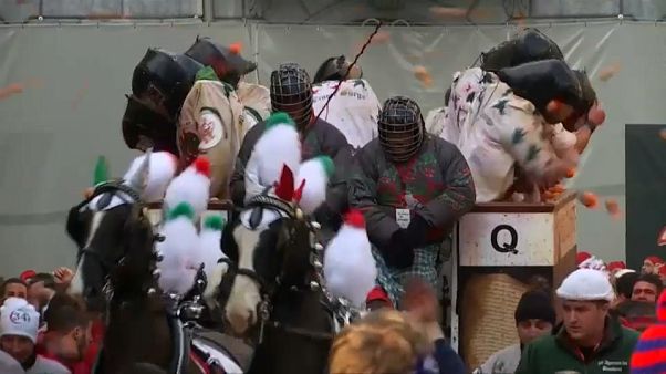 El "jugoso" carnaval de Ivrea El "jugoso" carnaval de Ivrea
