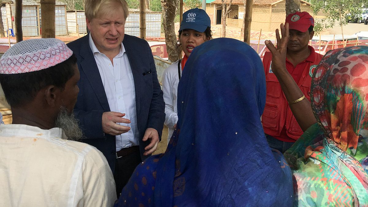 Boris Johnson: "Sichere und würdevolle Rückehr der Rohingya nach Myanmar"