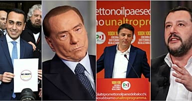 De Berlusconi a Renzi: Quién es quién en las elecciones italianas ...