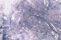  Paris snow seen from outer space