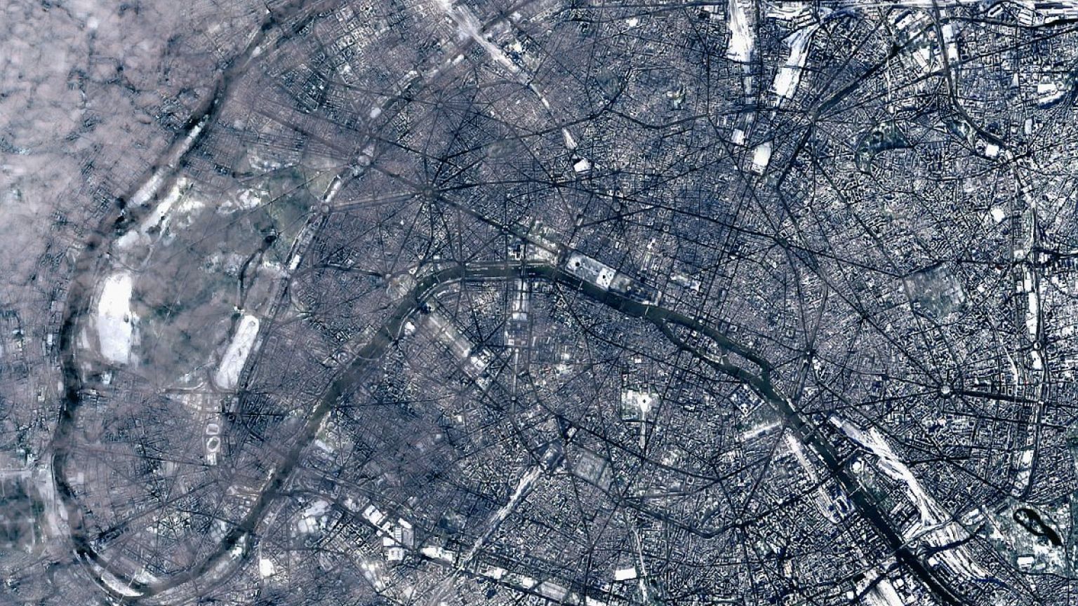 Paris enneigé, Paris photographié