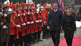 Sırbistan ve Hırvatistan liderleri anlaşmazlıkları gidermeye çalışıyor