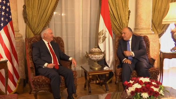 Arranca la gira de Rex Tillerson por Oriente Próximo con un espaldarazo a Al Sisi Arranca la gira de Rex Tillerson por Oriente Próximo con un espaldarazo a Al Sisi