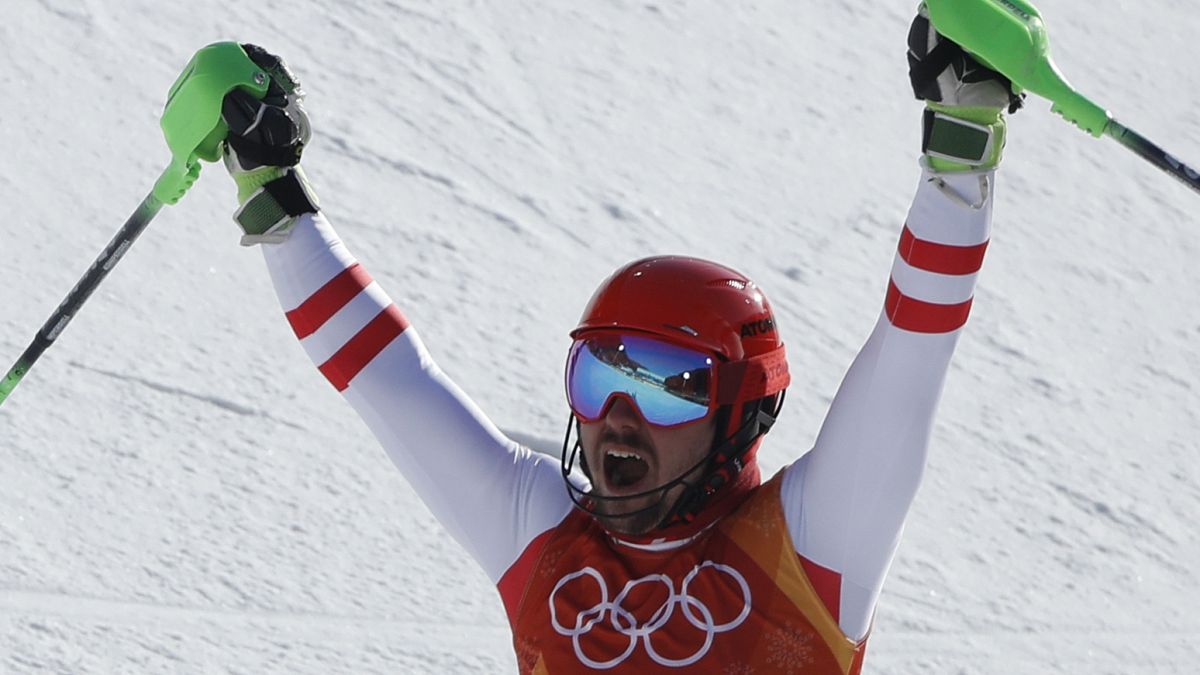 JO-2018 - Ski/combiné : victoire de l'Autrichien Marcel Hirscher