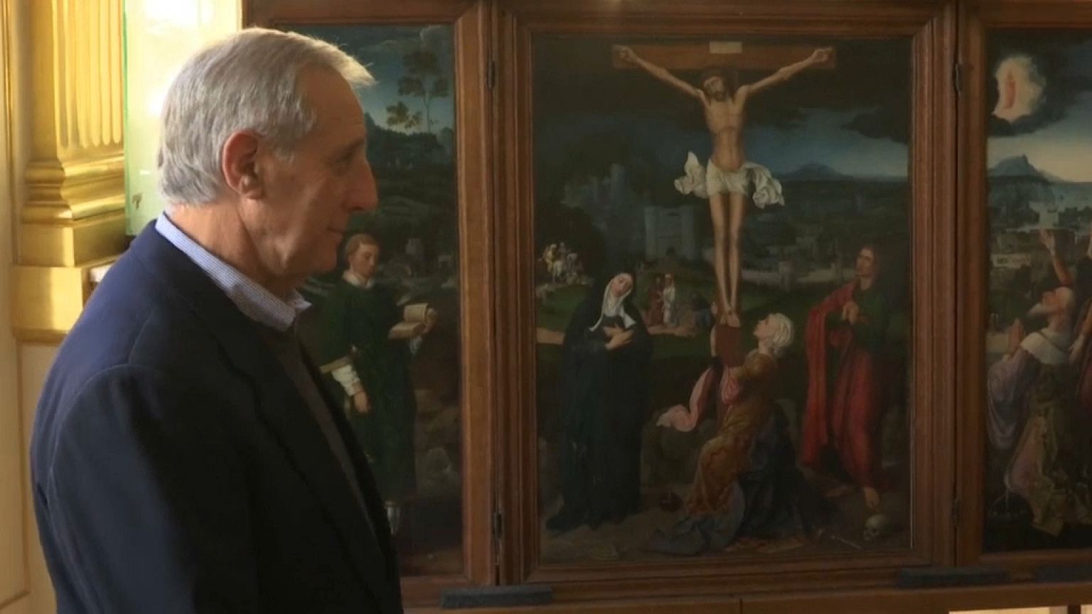 Restitution d'un triptyque flamand spolié par les nazis