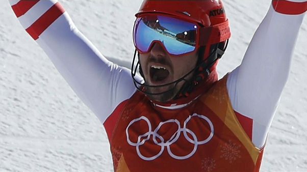 Olimpiadi: medaglia d'oro per Hirscher e Kim Olimpiadi: medaglia d'oro per Hirscher e Kim