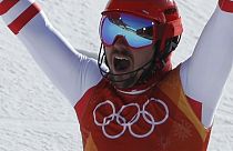 Austria's Marcel Hirscher took gold in his least favoured win