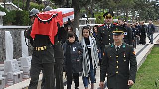 44 yıl sonra bulunan Kıbrıs şehidi askeri törenle defnedildi
