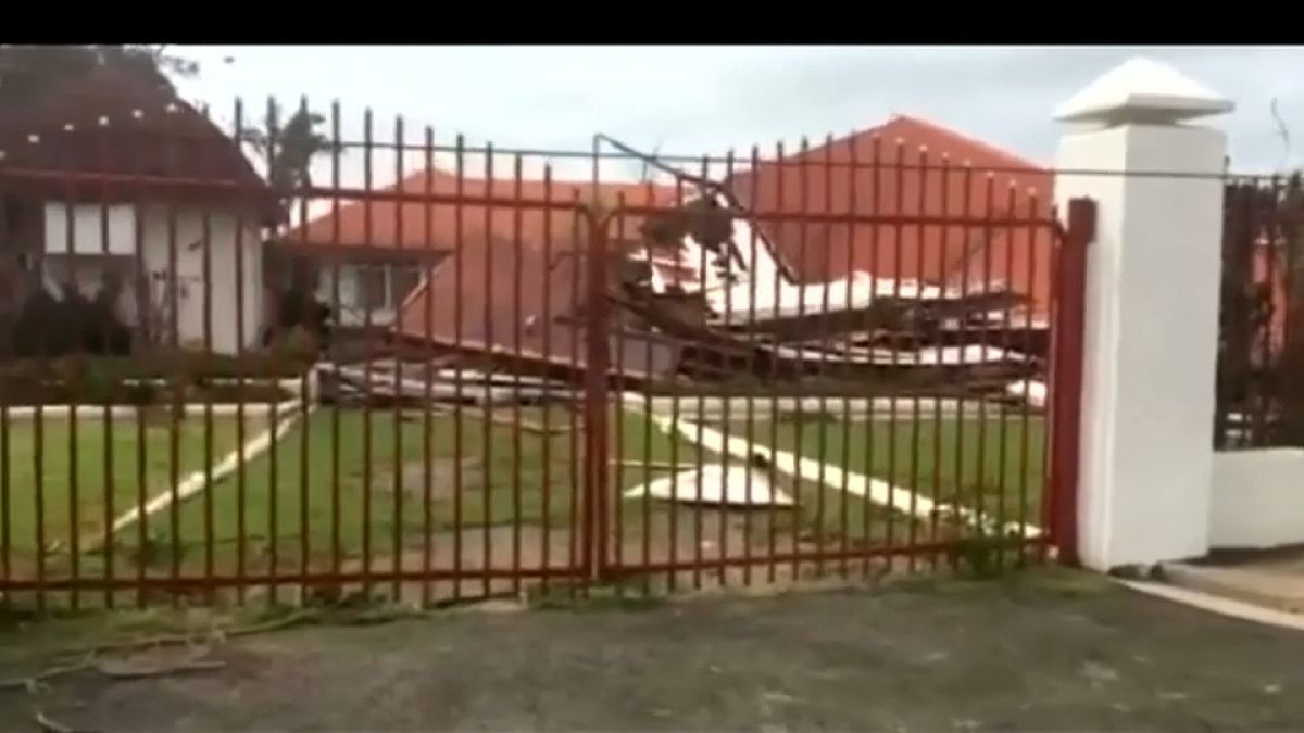 Tonga's parliament flattened by cyclone Gita