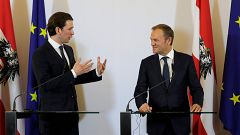 Tusk in Wien: Migration auf Jahre hinaus eine Herausforderung