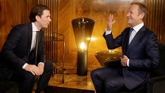 Kurz anuncia cimeira sobre migração durante visita de Tusk