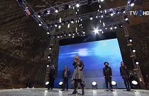 Romanian singers make history by performing 100 metres underground