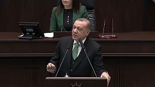 Turkish president addresses parliament