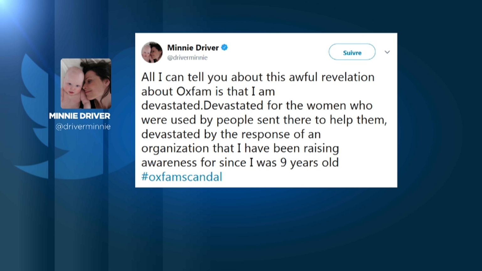 Звезды покидают Oxfam 
