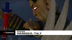 Kim Jong-un en el Carnaval de Viareggio