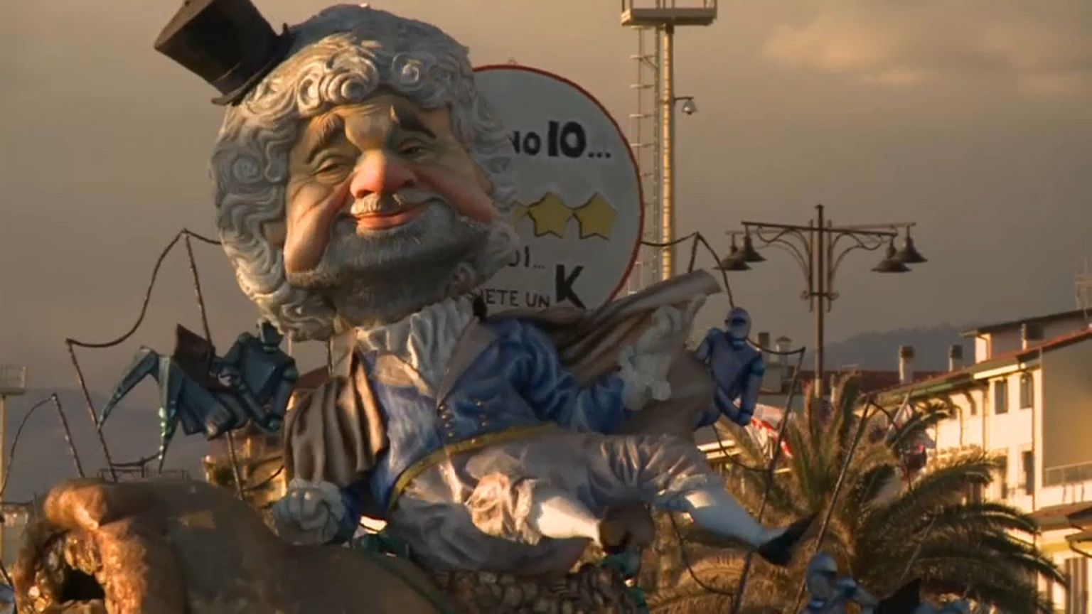 Défilé satirique au carnaval de Viareggio 