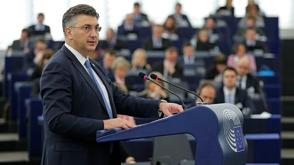 Le Premier ministre croate Andrej Plenković Le Premier ministre croate Andrej Plenković